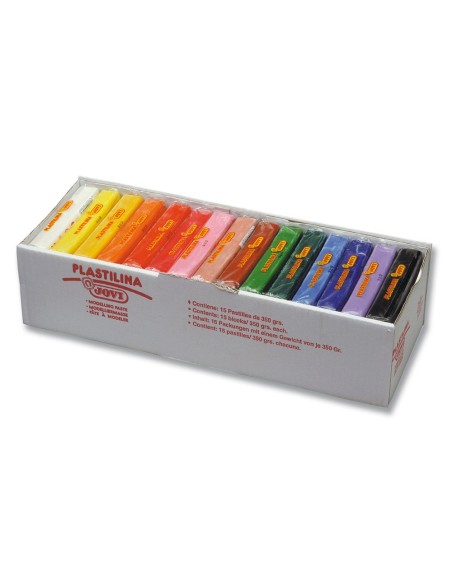 PLASTILINA JOVI 72 SURTIDA TAMAÑO GRAN CAJA 15 UDS.