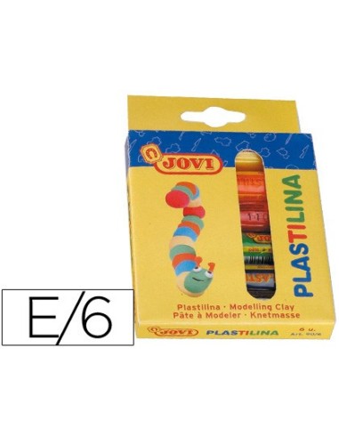 PLASTILINA JOVI ESTUCHE 6 UDS.