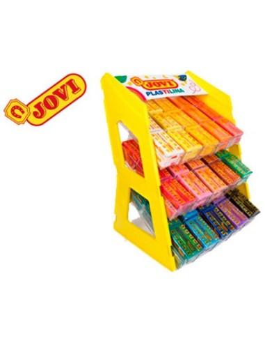 PLASTILINA JOVI 70 EXPOSITOR 180 UD.SURT.