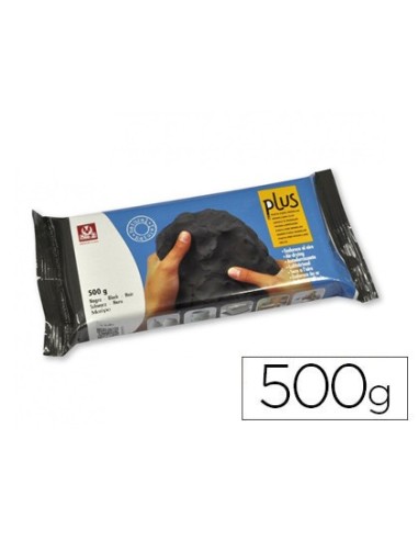 ARCILLA SIO-2 PLUS QUE ENDURECE AL AIRE NEGRO 500 GR