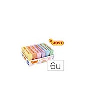 PLASTILINA JOVI 70 SURTIDA PEQUEÑO PASTEL SURT.CAJA 6 UD.50 G 2