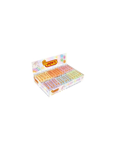PLASTILINA JOVI 70 SURTIDA PEQUEÑO 50 G PASTEL CAJA 30 UD.