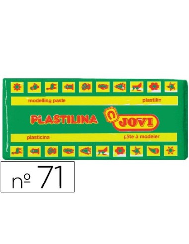 PLASTILINA JOVI 71 VER CLARO UD. TAMAÑO MEDIANO