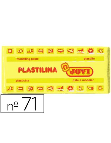 PLASTILINA JOVI 71 AMARILLO CLARO UD. TAMAÑO MEDIANO