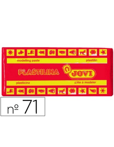 PLASTILINA JOVI 71 ROJO UD. TAMAÑO MEDIANO