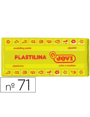 PLASTILINA JOVI 71 AMARILLO OSCURO UD. TAMAÑO MEDIANO