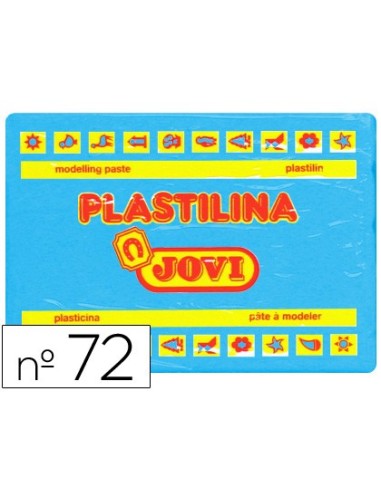 PLASTILINA JOVI 72 AZUL CLARO UD. TAMAÑO GRANDE