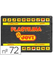 PLASTILINA JOVI 72 NEGRO UD. TAMAÑO GRANDE