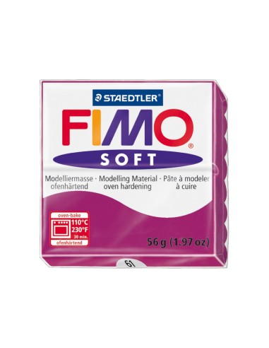 PASTA STAEDTLER FIMO SOFT 56 GR COLOR PURPURA