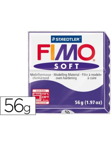 PASTA STAEDTLER FIMO SOFT 56 GR COLOR VIOLETA OSCURO