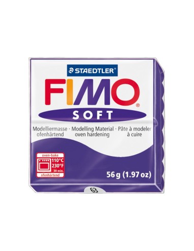 PASTA STAEDTLER FIMO SOFT 56 GR COLOR VIOLETA OSCURO