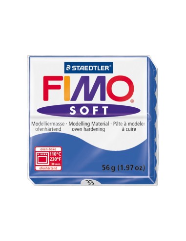 PASTA STAEDTLER FIMO SOFT 56 GR COLOR AZUL BRILLANTE