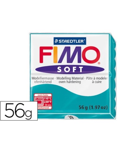 PASTA STAEDTLER FIMO SOFT 56 GR COLOR VER MENTA