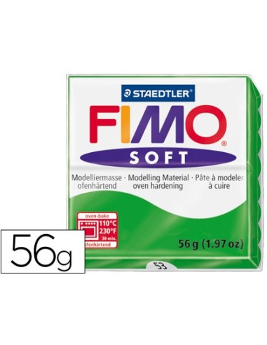 PASTA STAEDTLER FIMO SOFT 56 GR COLOR VER TROPICAL