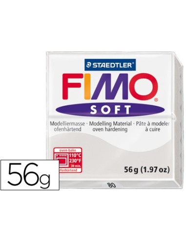 PASTA STAEDTLER FIMO SOFT 56 GR COLOR GRIS