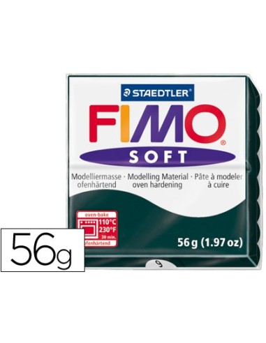 PASTA STAEDTLER FIMO SOFT 56 GR COLOR NEGRO