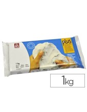 ARCILLA SIO-2 PLUS QUE ENDURECE AL AIRE BLANCO PAQUETE DE 1 KG