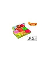 PLASTILINA JOVI 70F TAMAÐO PEQUEÐO CAJA 30UD.COLORES FLUORESCENTES 2