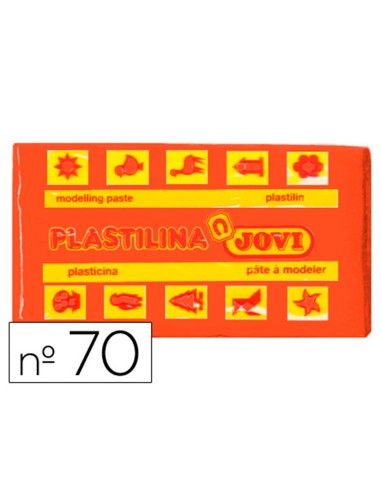 PLASTILINA JOVI 70 NARANJA UD. TAMAÑO PEQUEÑO