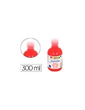 TEMPERA LIQUIDA PRIMO ESCOLAR 300 ML ROJO FLUORESCENTE 2