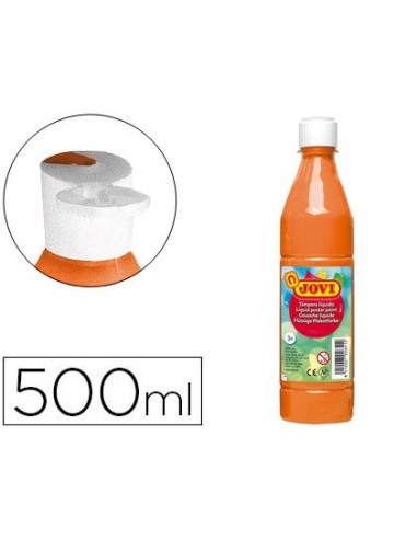 TEMPERA LIQUIDA JOVI 500 CC NARANJA