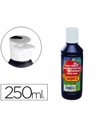 TEMPERA LIQUIDA JOVI 250 ML NEGRO