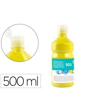 TEMPERA ESCOLAR LIDERPAPEL 500 ML AMARILLO LIMON