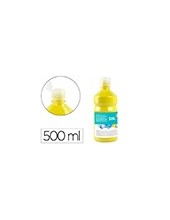 TEMPERA ESCOLAR LIDERPAPEL 500 ML AMARILLO LIMON 2