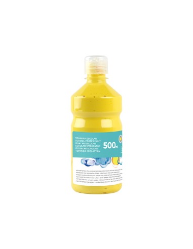TEMPERA ESCOLAR LIDERPAPEL 500 ML AMARILLO