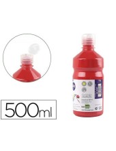 TEMPERA ESCOLAR LIDERPAPEL 500 ML ROJO