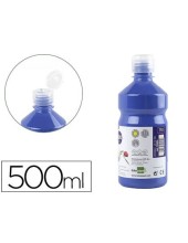 TEMPERA ESCOLAR LIDERPAPEL 500 ML AZUL MARINO