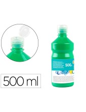 TEMPERA ESCOLAR LIDERPAPEL 500 ML VERDE