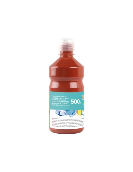 TEMPERA ESCOLAR LIDERPAPEL 500 ML MARRON