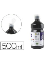 TEMPERA ESCOLAR LIDERPAPEL 500 ML NEGRO