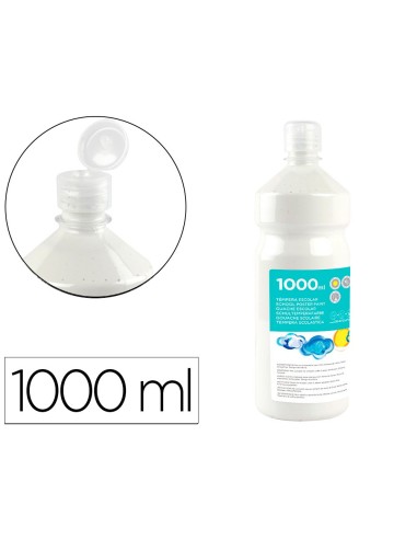 TEMPERA ESCOLAR LIDERPAPEL 1000 ML BLANCO