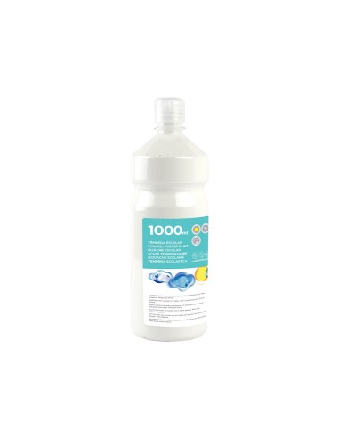 TEMPERA ESCOLAR LIDERPAPEL 1000 ML BLANCO