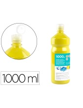 TEMPERA ESCOLAR LIDERPAPEL 1000 ML AMARILLO LIMON