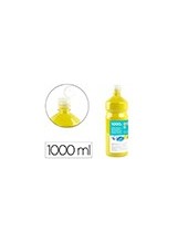 TEMPERA ESCOLAR LIDERPAPEL 1000 ML AMARILLO LIMON 2