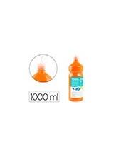 TEMPERA ESCOLAR LIDERPAPEL 1000 ML NARANJA 2