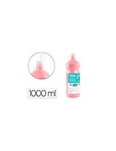 TEMPERA ESCOLAR LIDERPAPEL 1000 ML ROSA 2