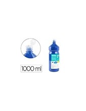 TEMPERA ESCOLAR LIDERPAPEL 1000 ML AZUL MARINO 2