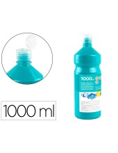 TEMPERA ESCOLAR LIDERPAPEL 1000 ML TURQUESA