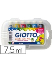 TEMPERA GIOTTO 7,5 ML 6 COLORES SURTIDOS