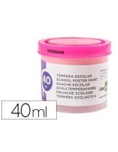 TEMPERA LIDERPAPEL ESCOLAR 40 ML ROSA