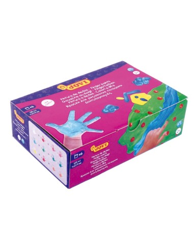 PINTURA A DEDOS JOVI 125 CC 6 COL.SURT.