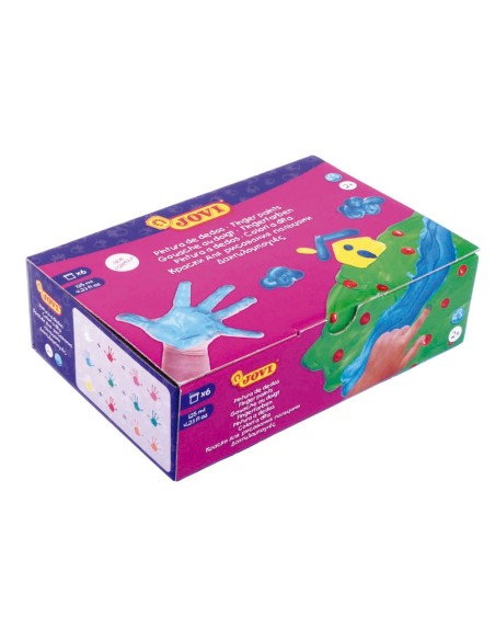 PINTURA A DEDOS JOVI 125 CC 6 COL.SURT.