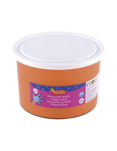 PINTURA A DEDO JOVI 500 CC NARANJA