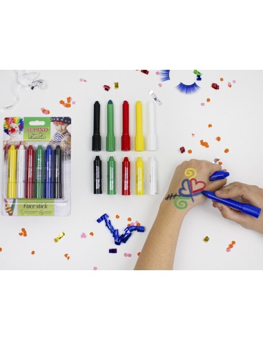 BARRA MAQUILLAJE FACE STICK 6 COLORES SURTIDOS BARRA MAQUILLAJE FACE STICK 6 COLORES SURTIDOS