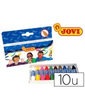 BARRA MAQUILLAJE JOVI CAJA 10 COLORES SURTIDOS