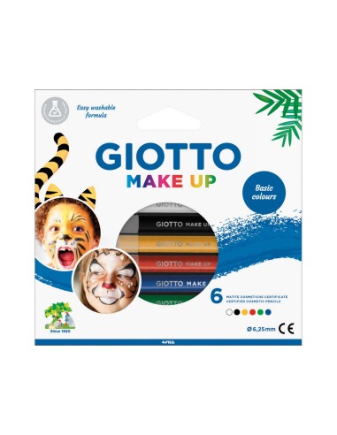 SET GIOTTO MAKE UP 6 LAPICES COSMETICOS CLASICOS